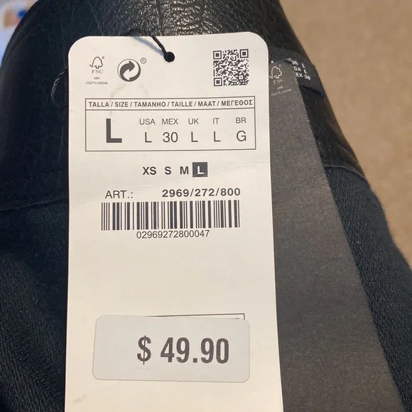 Beautiful black mini Zara women skirt - Picture 15 of 16